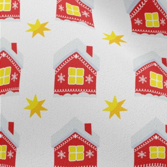 Small House In The Snow Chiffon