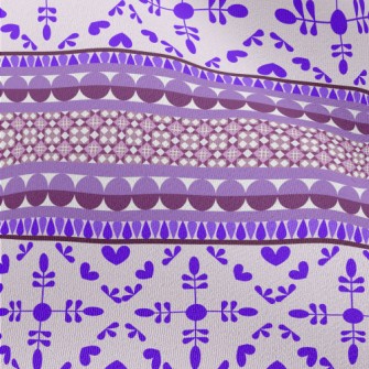 Geometric Mosaic Totem Chiffon