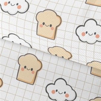 Little Expression Toast Cloud Waterproof Oxford