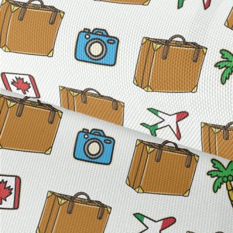 Around The World Luggage Waterproof Oxford