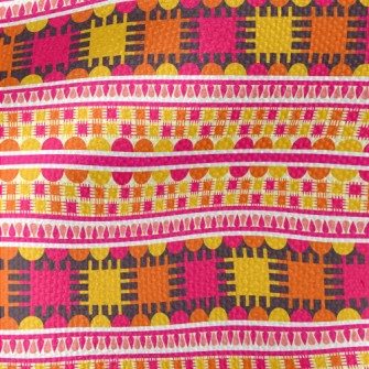 Splicing Geometric Totem Waterproof Canvas