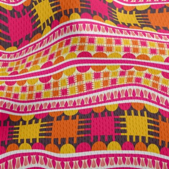 Splicing Geometric Totem Athletic Mesh Flat Back