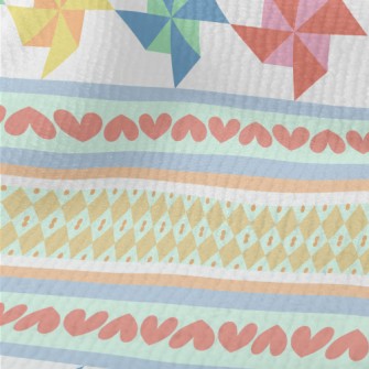 Colorful Paper Pinwheel Terry