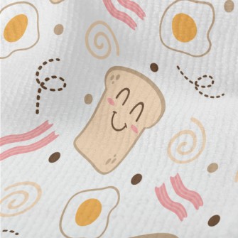 Smiling Toast With Poached Egg Terry