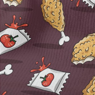 Fried Chicken With Ketchup Terry