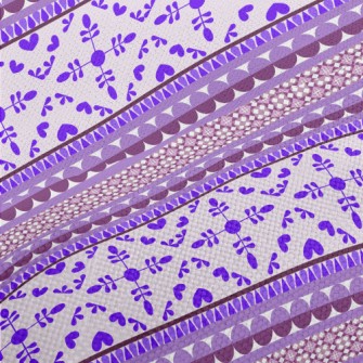 Geometric Mosaic Totem Performance Linen