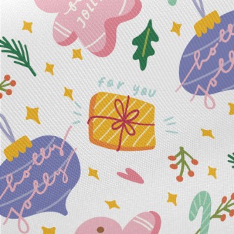 Christmas Tree Charms Twill