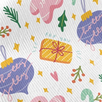 Christmas Tree Charms Standard Corduroy