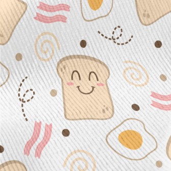 Smiling Toast With Poached Egg Standard Corduroy