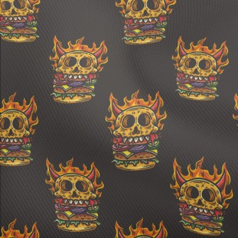 Flaming Skull Burger Dobby