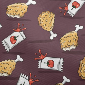 Fried Chicken With Ketchup Dobby