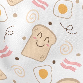 Smiling Toast With Poached Egg Stretch Ponte