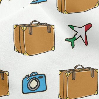 Around The World Luggage Micro Fleece