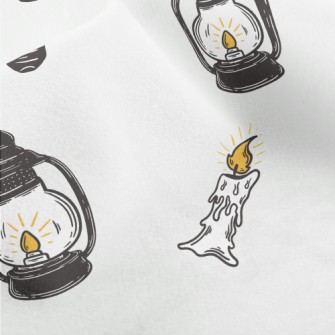 Portable Lamp Bulb Micro Fleece