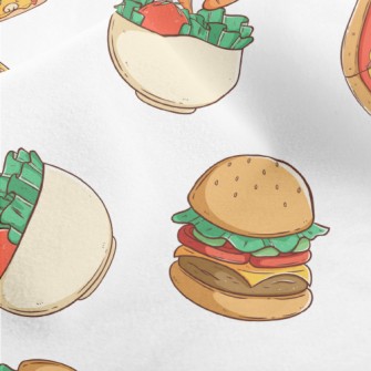 Salads And Fast Food Micro Fleece