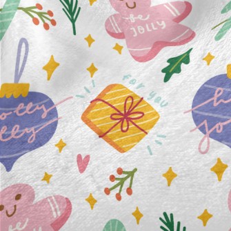 Christmas Tree Charms Minky