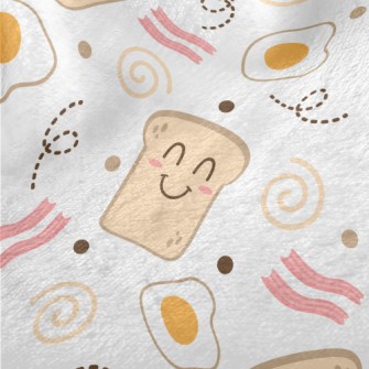 Smiling Toast With Poached Egg Minky