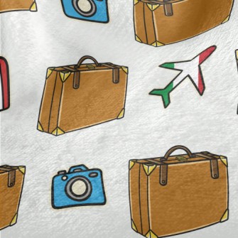 Around The World Luggage Minky