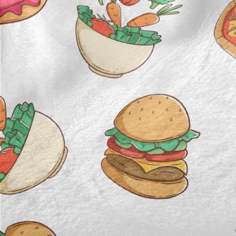 Salads And Fast Food Minky