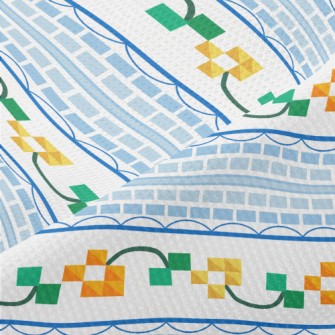 Geometric Decorative Tiles Piqué