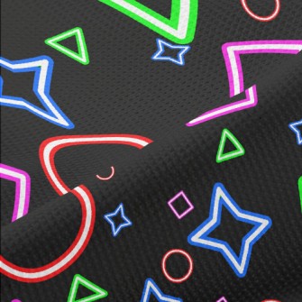 Fluorescent Geometry Piqué