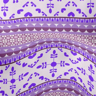 Geometric Mosaic Totem Lightweight Performance Linen