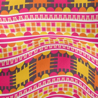 Splicing Geometric Totem Lightweight Performance Linen