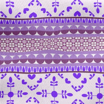 Geometric Mosaic Totem Jersey Backed Fleece