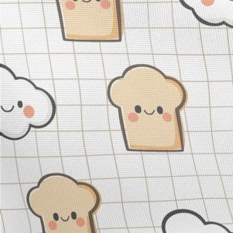 Little Expression Toast Cloud Pongee