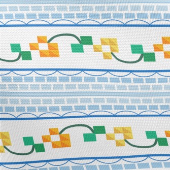 Geometric Decorative Tiles Pongee