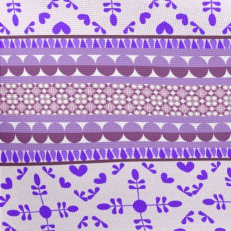 Geometric Mosaic Totem Pongee