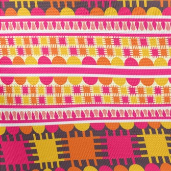 Splicing Geometric Totem Pongee