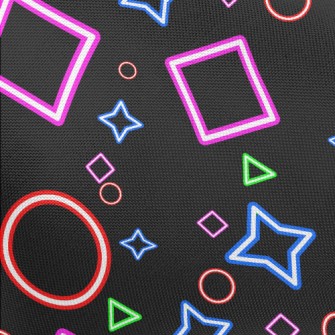 Fluorescent Geometry Pongee