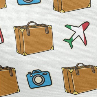 Around The World Luggage Pongee