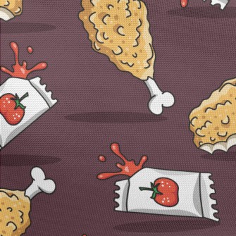 Fried Chicken With Ketchup Pongee