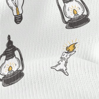Portable Lamp Bulb Stretch Jersey