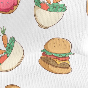 Salads And Fast Food Stretch Jersey