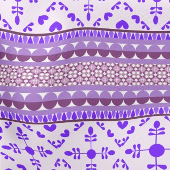 Geometric Mosaic Totem Lightweight Cotton Poplin