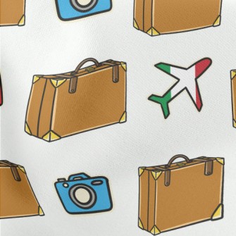 Around The World Luggage Lightweight Cotton Poplin