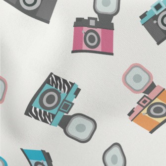 Big Flash Camera Lightweight Cotton Poplin
