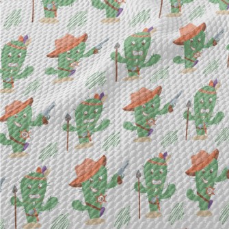 Cactus In Disguise Birdseye Piqué