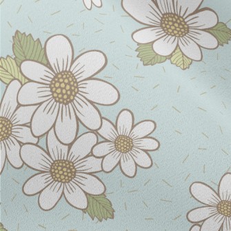 Pretty Little White Flower Chiffon