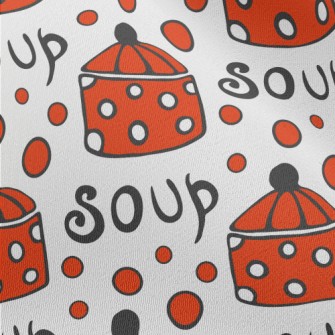 Cute Polka Dot Soup Pot Chiffon