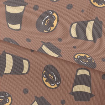 Hot Coffee Donut Waterproof Oxford