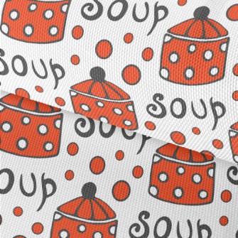 Cute Polka Dot Soup Pot Waterproof Oxford