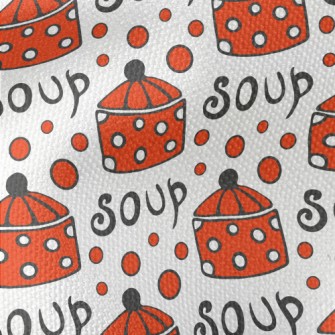 Cute Polka Dot Soup Pot Waterproof Canvas