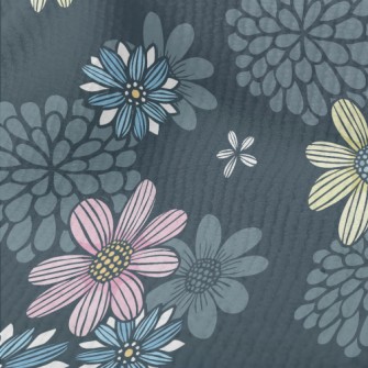 Three Colorful Flowers Terry