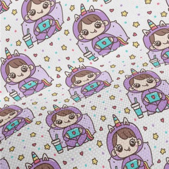 Unicorn Dress Up Girl Performance Linen