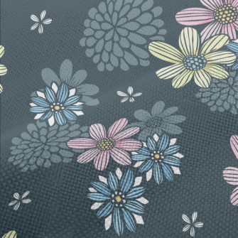 Three Colorful Flowers Performance Linen