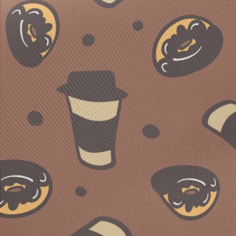 Hot Coffee Donut Twill